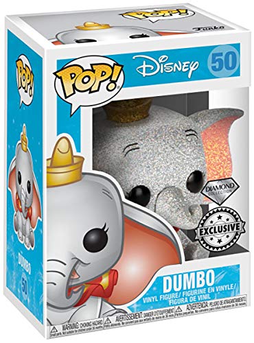 Dumbo Figura Vinilo (Diamond Collection) 50 Unisex ¡Funko Pop! Standard, Vinilo,