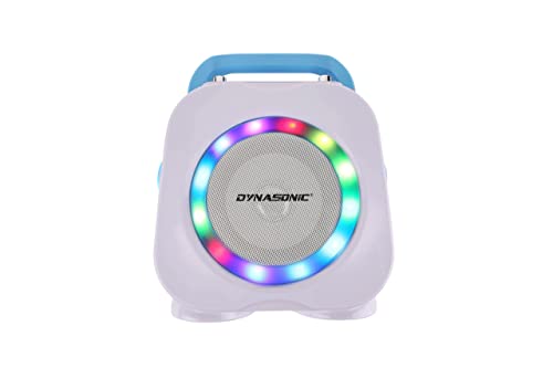 DYNASONIC Karaoke con microfono, Regalos Originales para niños niña, Altavoz, Juguetes niña 4-13 años (DK-201 Azul)