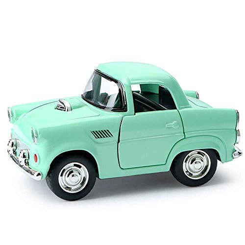 DZX Juguetes de Control Remoto, Mini vehículo clásico con Retroceso, Encantador Coche de Juguete con Luces, Sonido y Puertas Que se abren, Regalos de cumpleaños, niños, niña