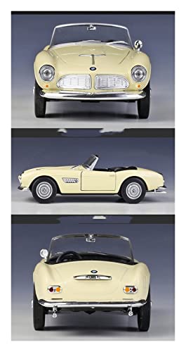 DZYWL Kits Modelos Coches Clásicos 1:24 para BMW 507 Coche Deportivo Retro Aleación Modelo De Coche Juguete Regalo Colección De Recuerdo Nostálgico Regalo Amor Vacaciones (Color : Red Soft Top)