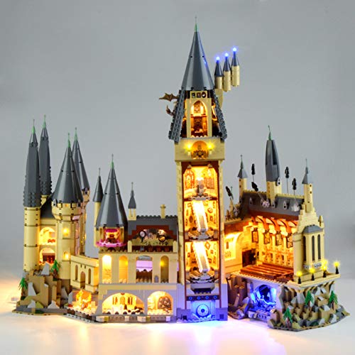 EcoGo Kit de iluminación LED para Lego 71043 Harry Potter Hogwarts, modelo de bloque de construcción de castillo (no incluye modelo Lego)