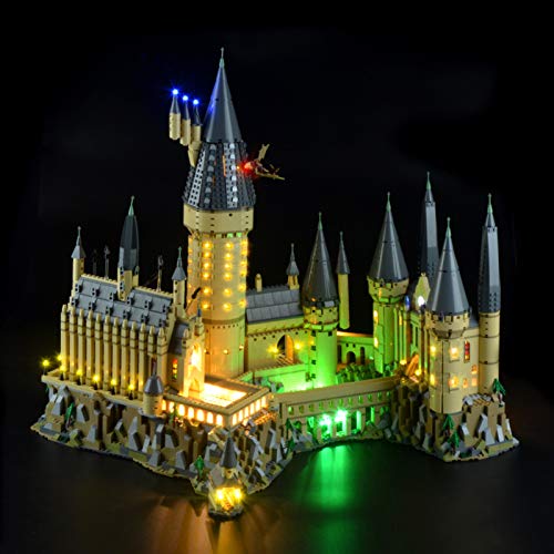 EcoGo Kit de iluminación LED para Lego 71043 Harry Potter Hogwarts, modelo de bloque de construcción de castillo (no incluye modelo Lego)