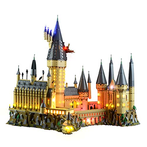 EcoGo Kit de iluminación LED para Lego 71043 Harry Potter Hogwarts, modelo de bloque de construcción de castillo (no incluye modelo Lego)