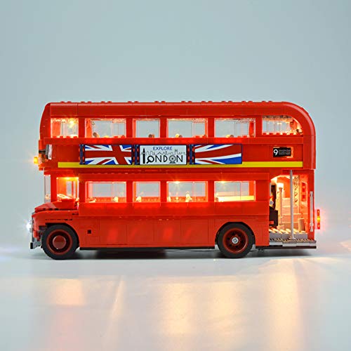 EcoGo Kit de iluminación LED para Lego Creator 10258 London Bus Building Block (modelo Lego)