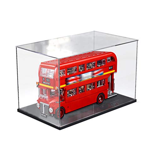 EcoGo Vitrina de acrílico para Lego 10258 London Bus, caja de exhibición a prueba de polvo para modelos coleccionables (solo estuche)