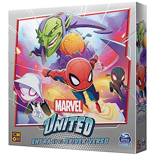 Edge Entertainment Marvel United - Entra en el Spider - Verso - Juego de Mesa en Español (MUN003ES)