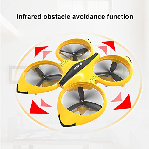 Edinber Mini Drone, control de gestos Drone, RC Quadcopter Aircraft Sensor de mano Drone con luz LED, juegos de aviones voladores regalos para niños y adultos, juguetes de drones