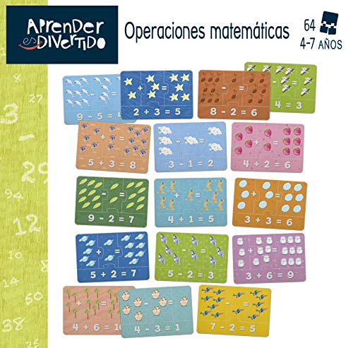 Educa - Aprender es Divertido: Operaciones Matemáticas Juego Educativo para niños, a Partir de 3 años (18699)