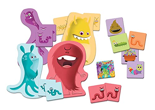 Educa - Edufun Monsters Memo Juego de Mesa para niños: Alimenta a tu monstruito con Sus bichos, a Partir de 24 Meses (18126)