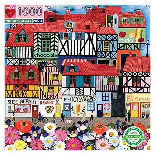 eeBoo Whimsical Village 1000 Piezas