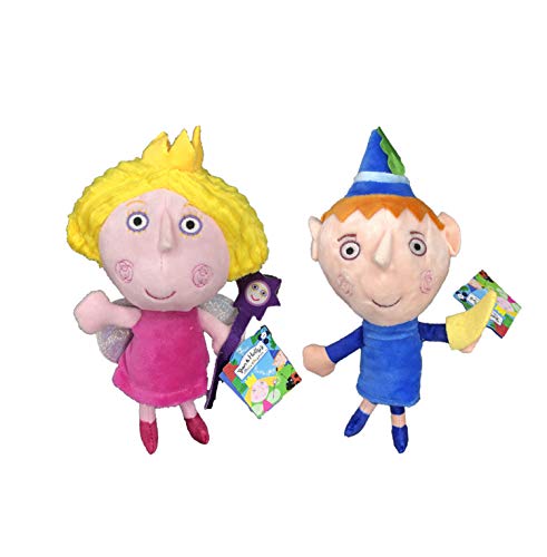 El pequeño Reino de Ben y Holly - Peluches Ben & Holly Calidad Super Soft (20cm, Pack Ben & Holly)