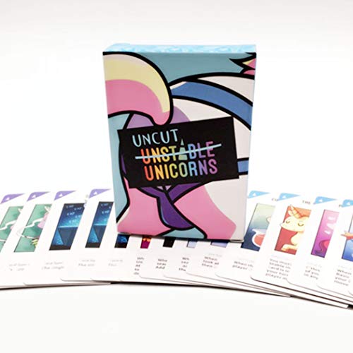 El super juego uncut unicorns Expansion Pack Unstable Unicorns Paquete de expansión Juegos de estrategia para adultos y adolescentes Juego de cartas y juegos de mesa Fiesta Gadgets Novedad Juguetes