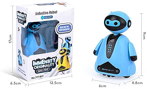 Electric Inductive Robot Toy, Follow The Drawing Line, Magic Pen Inductive Robot, Marking Pen Inductive Robot Toy for Kids, Follow Any Drawn Line Magic Pen Inductive Robot