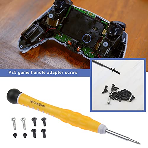 eMagTech - Kit de reparación de desmontaje compatible para Playstation 5 PS5 controlador destornillador PH00 Tornillo pinza palanca cepillo de limpieza