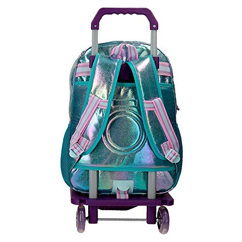 Enso Mochila Portaordenador con Carro Be a Mermaid, color Verde