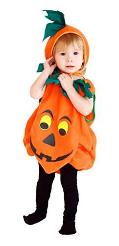 EOZY-Disfraz Halloween Bebe 3 a 6 Años,Disfraz de Calabaza para Niños Niñas Disfraces de Mono para Halloween Carnaval Navidad Fiesta Cosplay