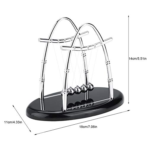 Equilibre el Juguete de Las Bolas, balanza de la Cuna Bolas de Acero Física Ciencia Péndulo Adornos Escritorio de Juguete
