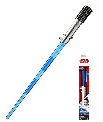 Espada Laser Star Wars, Tipo Telescópico Sable de Luz Electrónica, Fuerza Despierta con Efectos de Sonidotoy Light Sable, Cumpleaños Halloween, Blue Blue