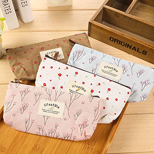 Estuche Caja de lápiz lindo plegable lienzo bolso bolsa dibujo color lápiz lápiz cortina arte herramienta plegable cremallera pluma bolsa de almacenamiento portátil ordenador portátil pluma bolso lápi