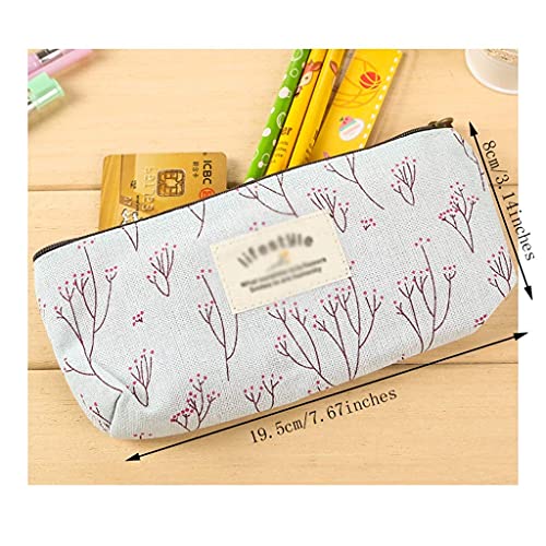 Estuche Caja de lápiz lindo plegable lienzo bolso bolsa dibujo color lápiz lápiz cortina arte herramienta plegable cremallera pluma bolsa de almacenamiento portátil ordenador portátil pluma bolso lápi