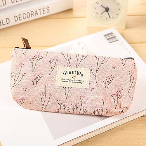 Estuche Caja de lápiz lindo plegable lienzo bolso bolsa dibujo color lápiz lápiz cortina arte herramienta plegable cremallera pluma bolsa de almacenamiento portátil ordenador portátil pluma bolso lápi