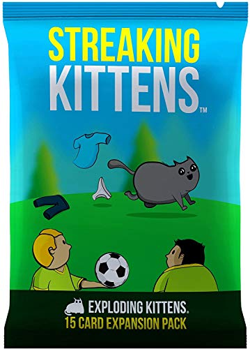 Exploding Kittens Imploding Kittens: Primera Expansión De - En Inglés + Streaking Kittens: This Is The Second Expansion of, Barraja De Cartas