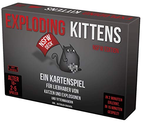 Exploding Kittens - NSFW Edition – Juego de cartas | alemán | juego de cartas incluido