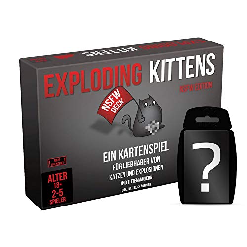 Exploding Kittens - NSFW Edition – Juego de cartas | alemán | juego de cartas incluido