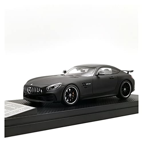 Fábrica Original 1:43 For Mercedes-Benz AMG GTR Simulación Modelo De Coche De Aleación Negro Mate Colección De Adultos Juguete Regalo Copia Manualidades