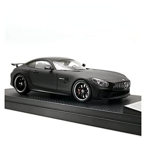 Fábrica Original 1:43 For Mercedes-Benz AMG GTR Simulación Modelo De Coche De Aleación Negro Mate Colección De Adultos Juguete Regalo Copia Manualidades