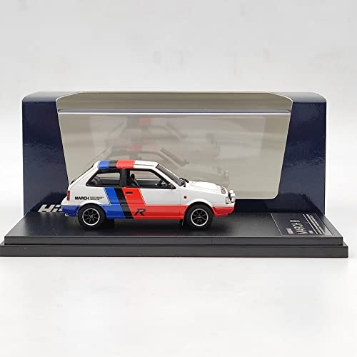 Fábrica Original 1/43 For Nissan March R 1988 HS277SP Resina Resina Modelo De Coche Colección De Adultos Regalo Juguete Manualidades Conmemorativas