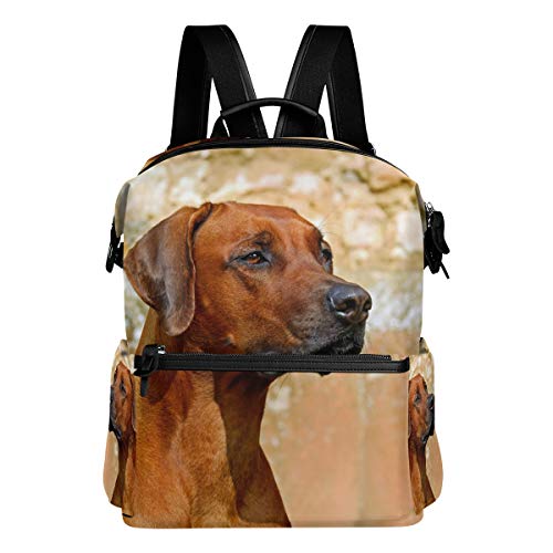 FAJRO Mochila de Viaje para Perro, diseño de Perro rodesiano