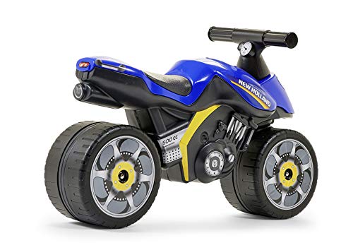 FALK – Moto draisiana New Holland – A Partir de 12 Meses – Fabricado en Francia – Ruedas Extra Grandes – Desarrolla el Equilibrio y la motricidad – 422