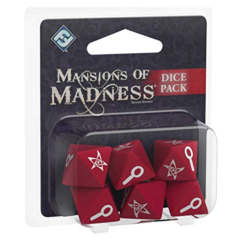 Fantasy Flight Games FFGMAD24 Paquete de Dados: Mansions of Madness 2nd Ed Exp, Multicolor