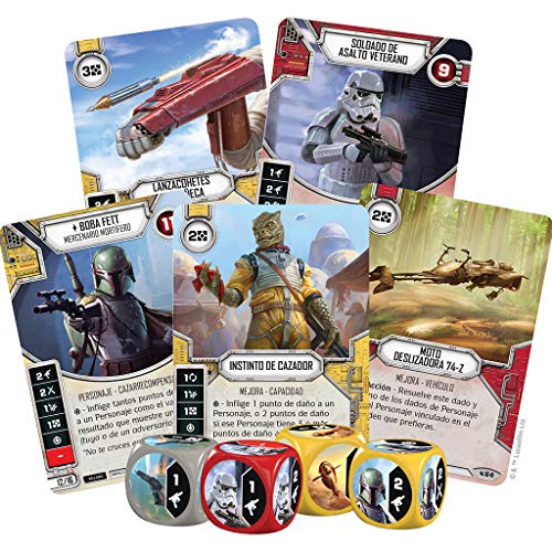 Fantasy Flight Games- Star Wars Destiny: Caja de Inicio: Boba Fett - Español, Color (FFSWD09)