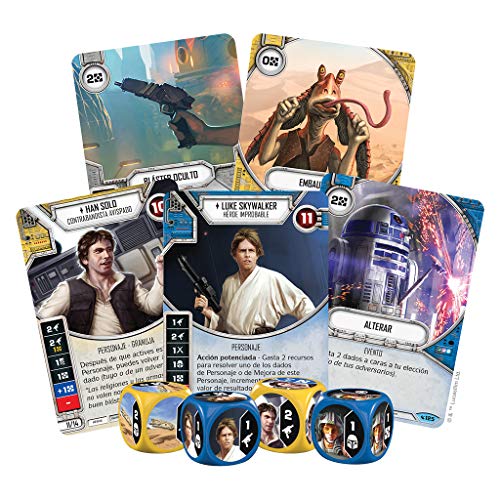 Fantasy Flight Games- Star Wars Destiny: Caja de Inicio: Luke Skywalker - Español, Color (FFSWD10)