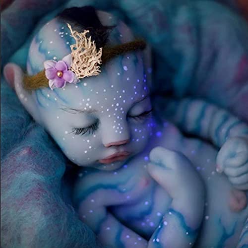 Farzeo Reborn Muñecas Alive Avatar Bebé Cuerpo Completo Silicona Vinilo Realista Reborn Baby Dollsnew Bebé Bebés Elfos Coleccionables Muñecas Juguete Juguete Día De Navidad,Eyes Closed,55cm