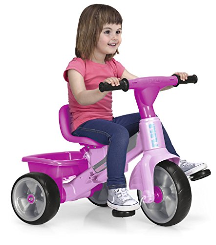 FEBER- Tryke Baby Plus Music Pink, Triciclo (Famosa 800010210)