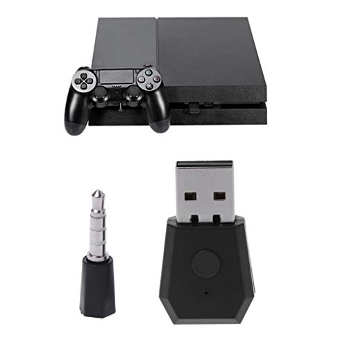 FEILINKA Adaptador USB Transmisor Bluetooth para PS4 Playstation Bluetooth 4.0 Auriculares Receptor Dongle para Auriculares