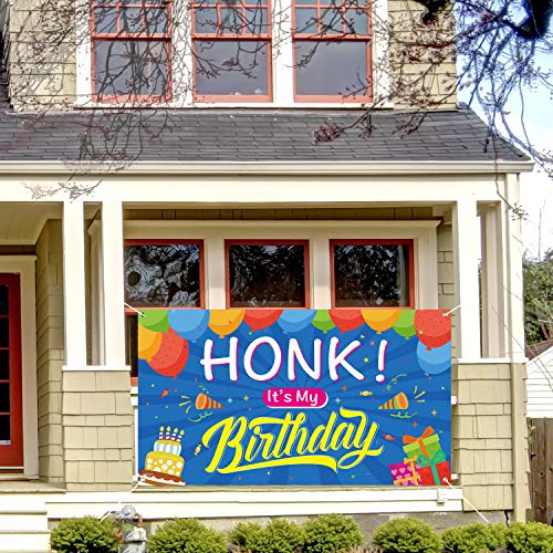 FEPITO Es mi pancarta de cumpleaños, letrero de patio de cumpleaños extra grande 70.8 pulgadas x 40 pulgadas, es mi fiesta de cumpleaños decoraciones interiores al aire libre