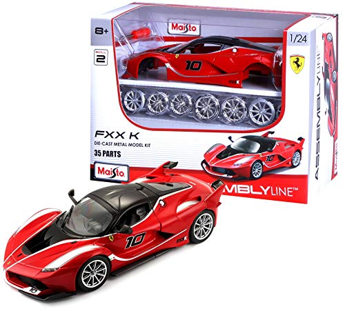 Ferrari FXX K en Color Rojo en Escala 1/24 ( Maisto 39132)