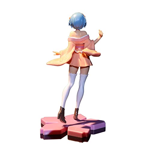 Figura de Rem Ram, Vida en otro mundo Figura de Rem Ram PVC, Dibujos animados de personajes de anime, Colección de juguetes para adultos Regalos