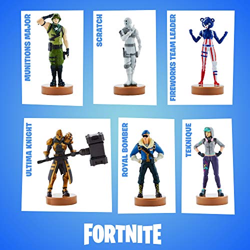 Figuras auténticas de Fortnite con Sello, Paquete de 5 de Lujo - Personajes Populares de Fornite Battle Royale - Colección Serie 3 para niños y niñas- D (S3) (Caja de Lujo - B)