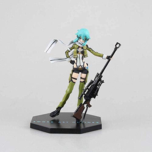 Figuras de acción Hotel Transilvania Toys Threys Sword Art Online Asada Shino Anime Figuras Carácter Modelo de Personaje Anime Dibujos Animados Juego Carácter Modelo Estatua 18 cm