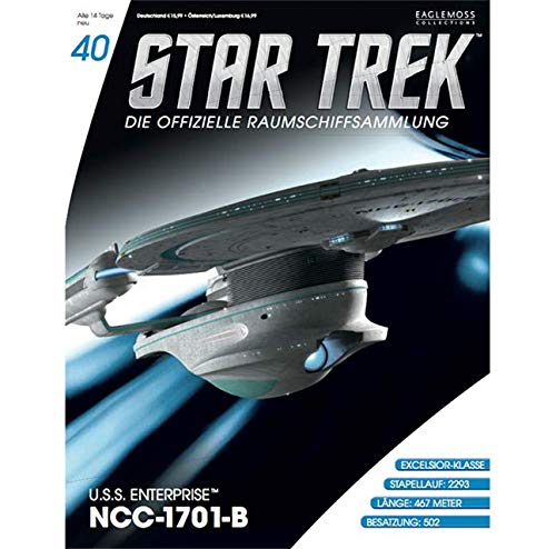 Filmwelt Shop USS Enterprise NCC-1701-B Eaglemoss Collection - Star Trek (edición n.º 40)