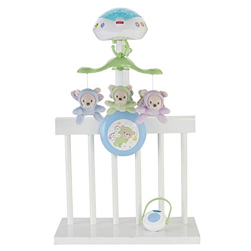 Fisher-Price Lumalou Lámpara Rutinas de Sueño(Mattel GWM53) y Móvil Ositos Voladores (Mattel CDN41)