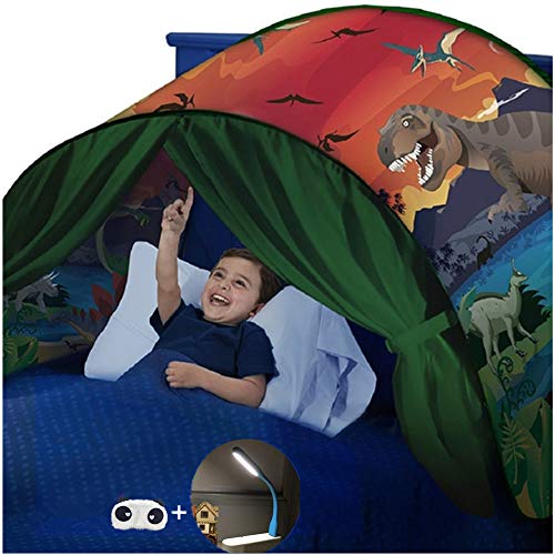 FLAYOR Dream Tents – Tienda de campaña plegable para niños, tienda de campaña para niños, para jugar tiendas de campaña, regalo de Navidad (Dinosaurios)