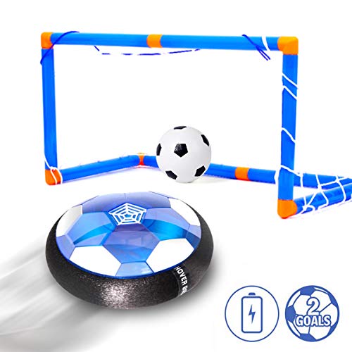 Flysee Balón Fútbol Flotant, Recargable Pelota Futbol con Protectores de Espuma Suave y Luces LED, Balones Futbol Juguete Niños,Air Power Soccer para Regalos para Niños Niñas Regalos Cumpleaños