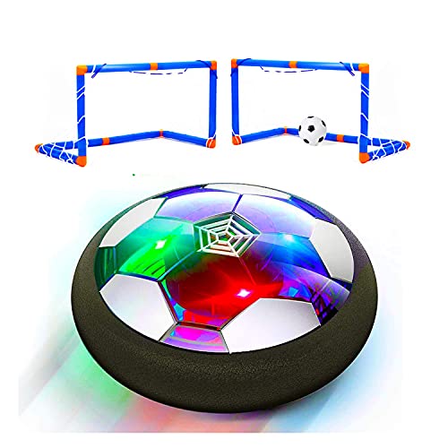 Flysee Balón Fútbol Flotant, Recargable Pelota Futbol con Protectores de Espuma Suave y Luces LED, Balones Futbol Juguete Niños,Air Power Soccer para Regalos para Niños Niñas Regalos Cumpleaños