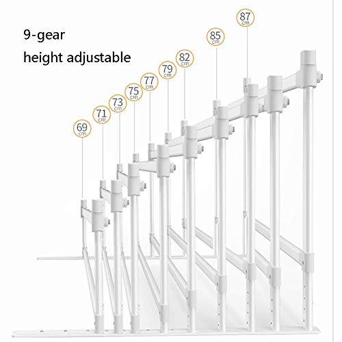 FMEZC Protector de riel de Cama de Color Gris para niños pequeños, barandilla de elevación Vertical, riel de Cama para bebé extralargo para Cama Queen y King Size (tamaño: 200 cm)